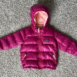 Patagonia, hi-loft down sweater hoodie, Sz 6-12